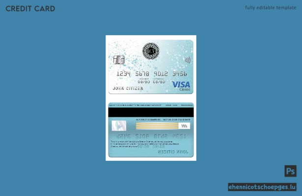 Venezuela Banco Central de Venezuela Bank Visa Classic Karte – Beispielvorschau